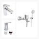 Grifería Bronce: Lavatorio, Ducha Ext. y Bidet c/Transf. 000