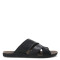 Sandalia de Hombre Freeway Casual Negro (Cuero Graso)