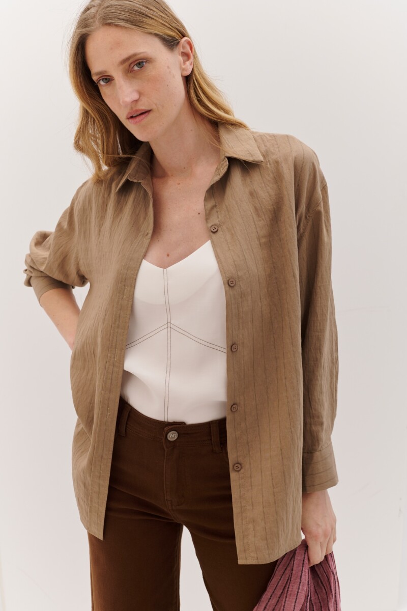 CAMISA ROMINA CAMEL