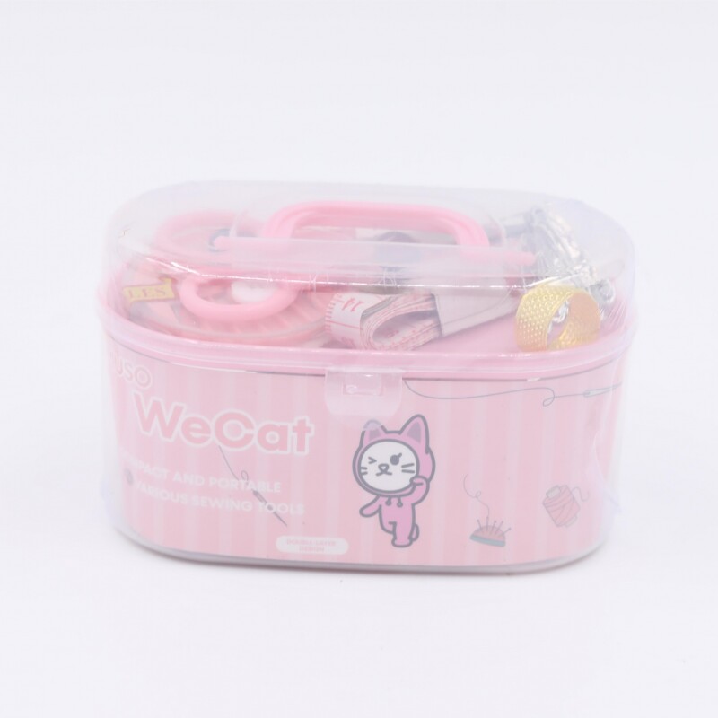KIT DE COSTURA DE DIBUJOS ANIMADOS (ROSA/S) KIT DE COSTURA DE DIBUJOS ANIMADOS (ROSA/S)