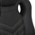 Silla Gamer Ergonómica Sillón Gaming Silla de Escritorio Tapizado Cuero ecologico Color Negro IMBACK Silla Gamer Ergonómica Sillón Gaming Silla de Escritorio Tapizado Cuero ecologico Color Negro IMBACK