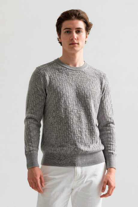 SWEATER PALSO OUTLET Gris Claro