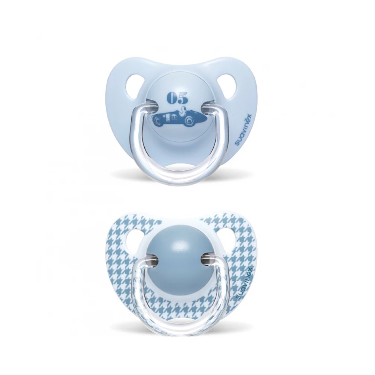 Chupete Suavinex Evolution Anatómico Toy Azul 6+ 2 Uds 