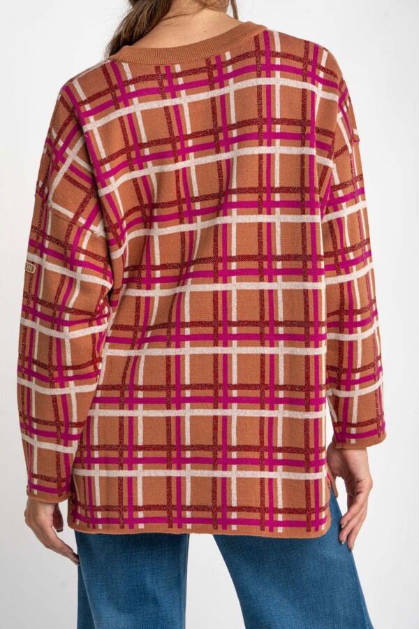 Sweater Intarsia Mocha