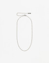 Collares Cortos Metal Collar Cadena Fina Acero - Plateado