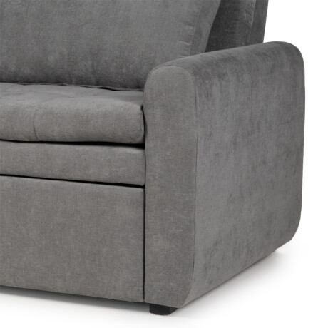 Sofá Cama Saara - Tela Microfibra TC1011 (Grafito)