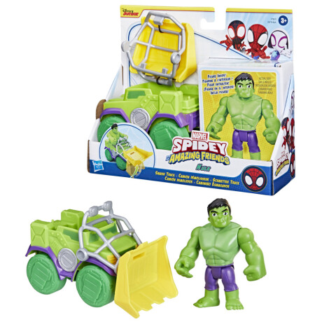 Set Figura Marvel Spidey y Sorprendentes Amigos Hulk 001
