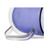 Taza Vidrio Doble Pared Color Aislamiento C/ Asa Café 250ml Variante Color Azul