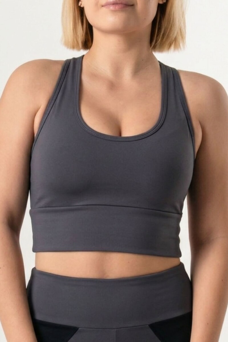 Top deportivo Naomi - Gris 