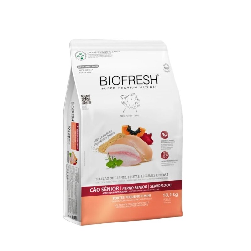 BIOFRESH PERRO SENIOR RAZA PEQUEÑA 10.1KG BIOFRESH PERRO SENIOR RAZA PEQUEÑA 10.1KG