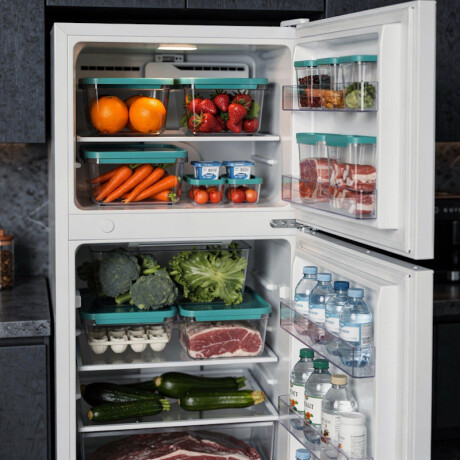 Heladera con freezer frio húmedo Daewoo | 248Lts | Color blanco Heladera con freezer frio húmedo Daewoo | 248Lts | Color blanco