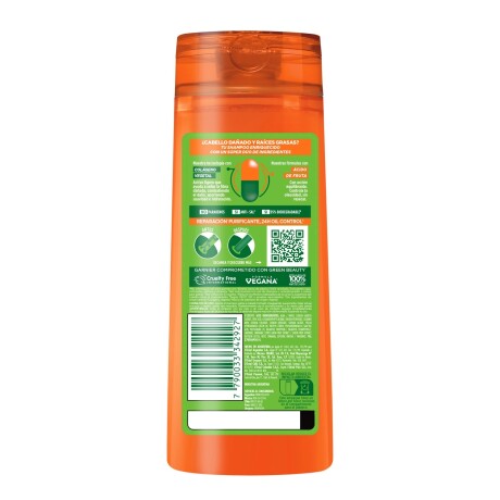 Shampoo Garnier Fructis Borrador de Daño Oil Control 200ml Shampoo Garnier Fructis Borrador de Daño Oil Control 200ml