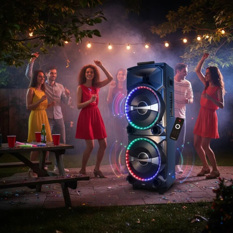Parlante Torre de Sonido Nordmende NRD-S4252 2600W BT y Led Parlante Torre de Sonido Nordmende NRD-S4252 2600W BT y Led
