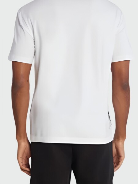 Hugo Boss -Remera de algodón estampada, relaxed fit, TEE 6 Blanco