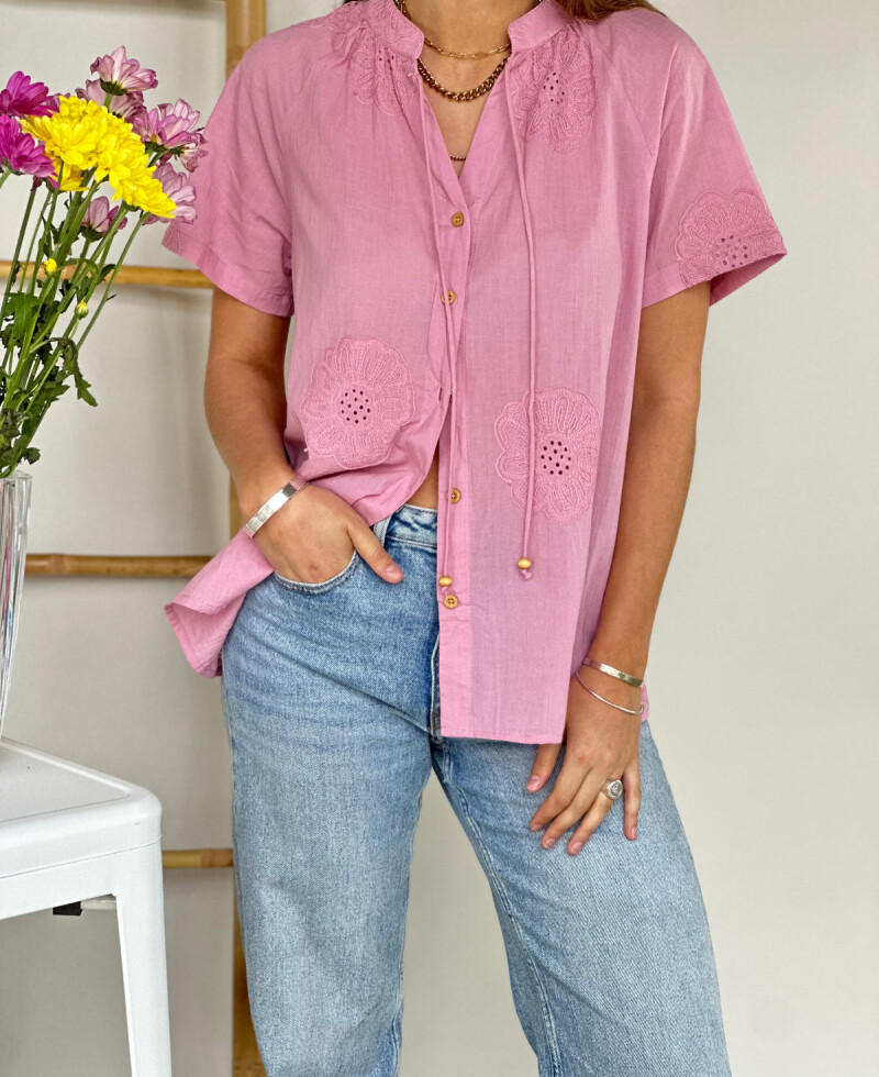 Camisa Lucia rosa