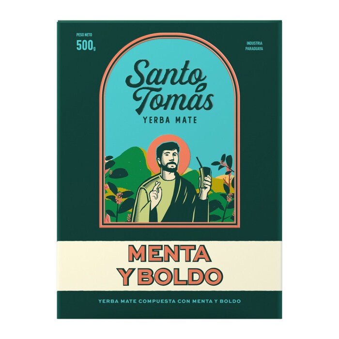 YERBA MATE SANTO TOMAS MENTA Y BOLDO CJ única
