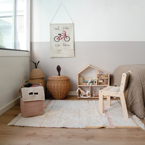 Alfombra lavable - Lanes Vintage Nude Pink XS