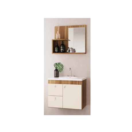 MUEBLE PARA BAÑO LUNA NOGAL/OFF. ARTECAS MUEBLE PARA BAÑO LUNA NOGAL/OFF. ARTECAS