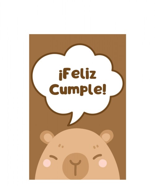 Tarjeta cumpleaños 10x15 DISEÑO 16