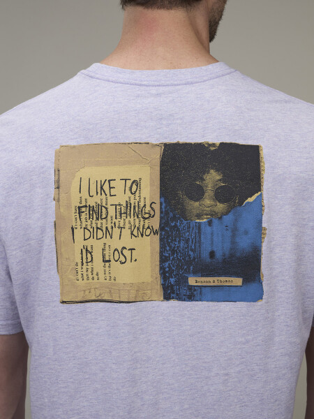 T-SHIRT POP LILA MEL