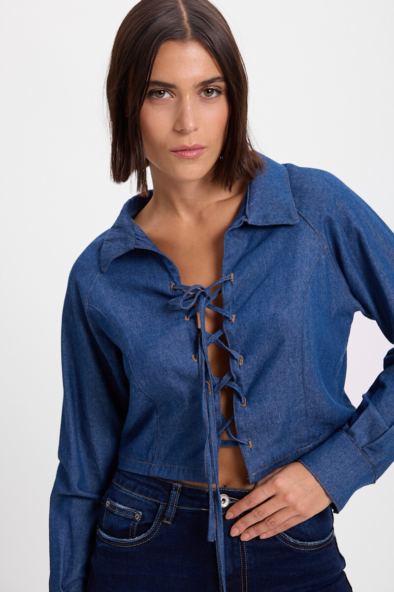 Camisa Alterna Azul