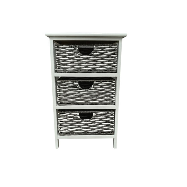 Mueble organizador 3 canastos (38x62x28cm) Mueble organizador 3 canastos (38x62x28cm)
