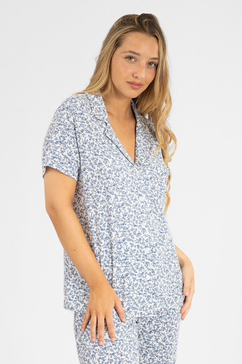 Pijama americano london mc Azul