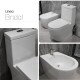 Juego Inodoro Bidet Y Tapa Bridal Aqualia 000