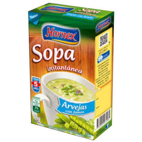 SOPA HORNEX 5U X 15G ARVEJA C/JAMON SOPA HORNEX 5U X 15G ARVEJA C/JAMON
