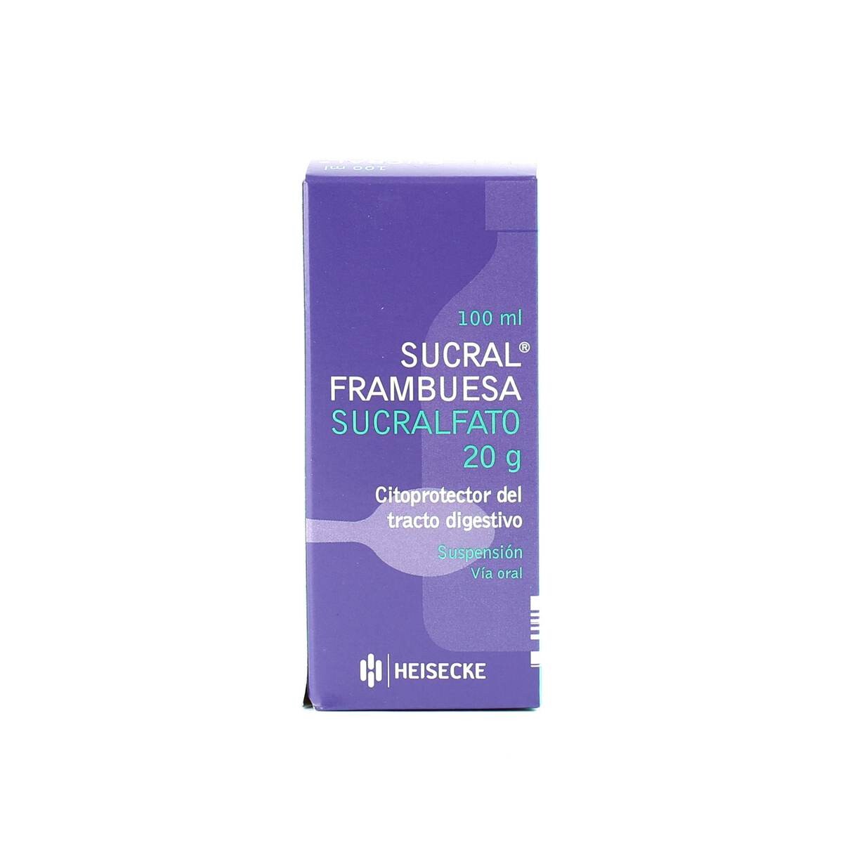 SUCRAL SUSP.X 100 ML.(FRAMBUESA) FRASCO 