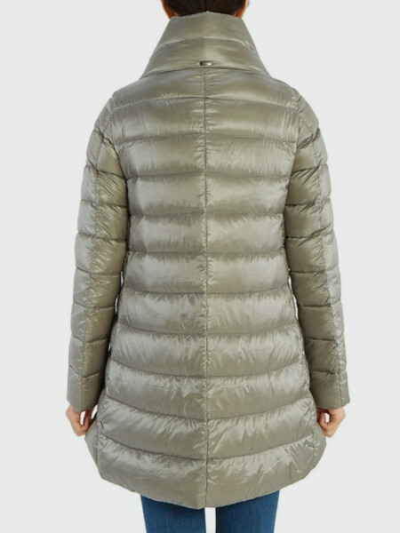 Herno-Chaqueta de nylon rellena de plumas, Amelia Gris