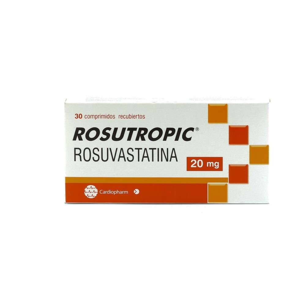 ROSUTROPIC 20 MG. CJ X 30 COMP. única