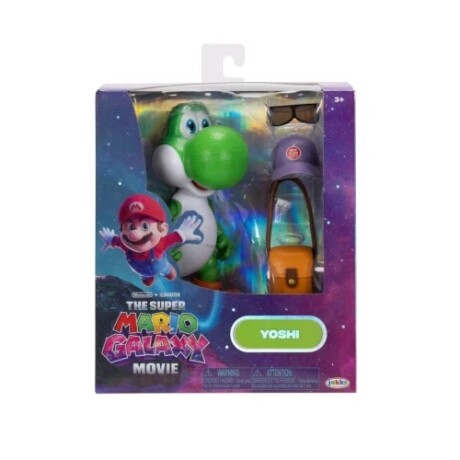 FIGURA SUPER MARIO GALAXY 5" YOSHI ROJO