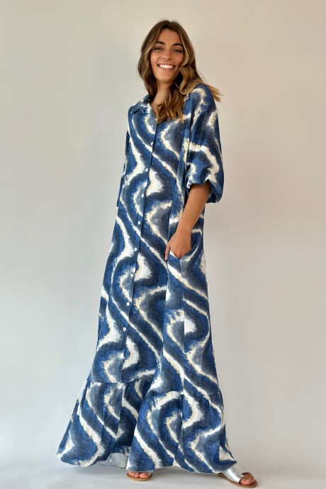 VESTIDO AGRIMONTE Azul