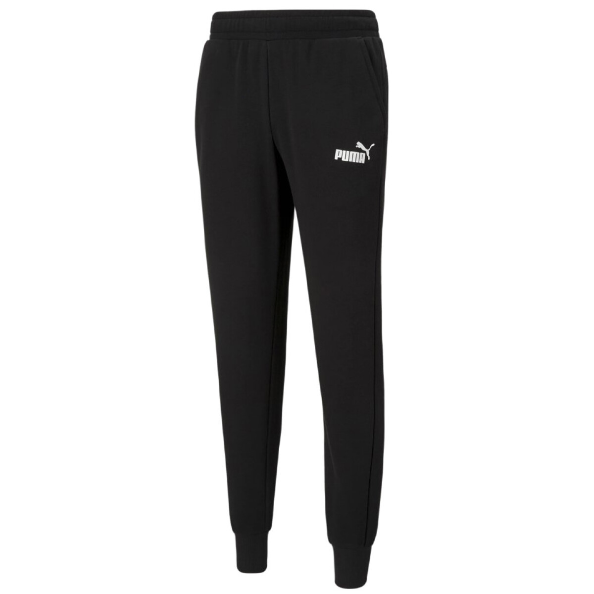 Pantalon de Hombre Puma Essentials Logo - Negro - Blanco 