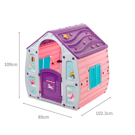 Casita Starplay Casa Infantil Plastico 102x109x90 3