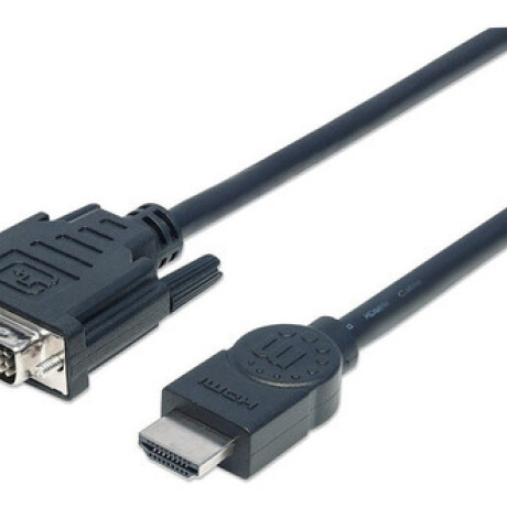 Cable HDMI a DVI-D 24+1 macho/macho 4,5 mts Manhattan 3759