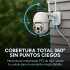 Cámara Ip Seguridad Exterior Seguimiento Visión Nocturna 360 Color Blanco