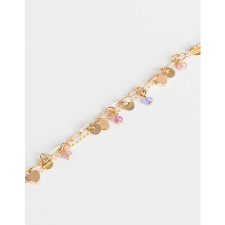 Pulseras Flexibles De metal Dorado