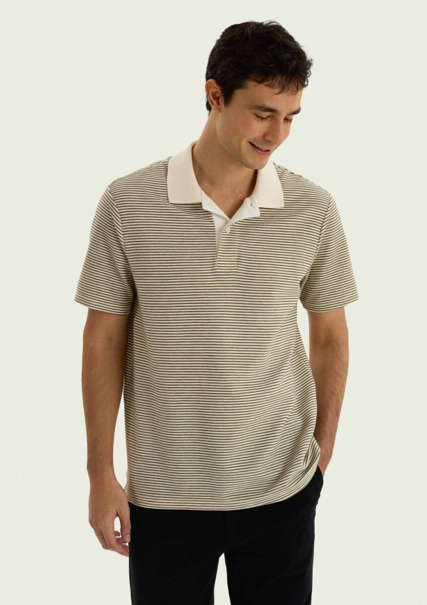 POLO A RAYAS - MULTICOLOR 