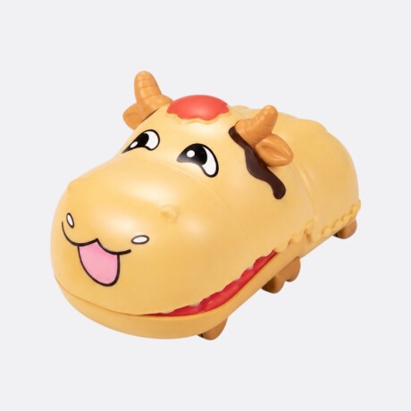 Juego Infantil Animales Dientudos Vaca Marrón
