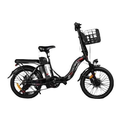 Bicicleta Eléctrica Plegable Voltbike Flex 350 W Rodado 20 Batería de Litio Gris