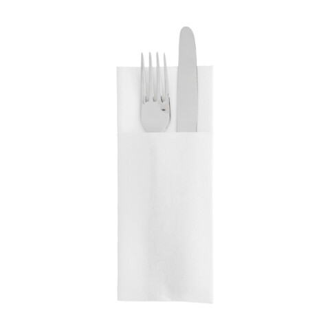 SERVILLETA BLANCA AIRLAID CANGURITO 33x40 - 50 uds Servilleta Blanca Airlaid Cangurito 33x40 - 50 Uds