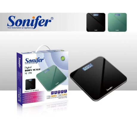 Balanza De Baño Digital Lcd 180 Kgs Sonifer Balanza De Baño Digital Lcd 180 Kgs Sonifer