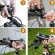 Soporte Celular Bicicleta Moto Monopatin Manubrio 360° Negro Soporte Celular Bicicleta Moto Monopatin Manubrio 360° Negro
