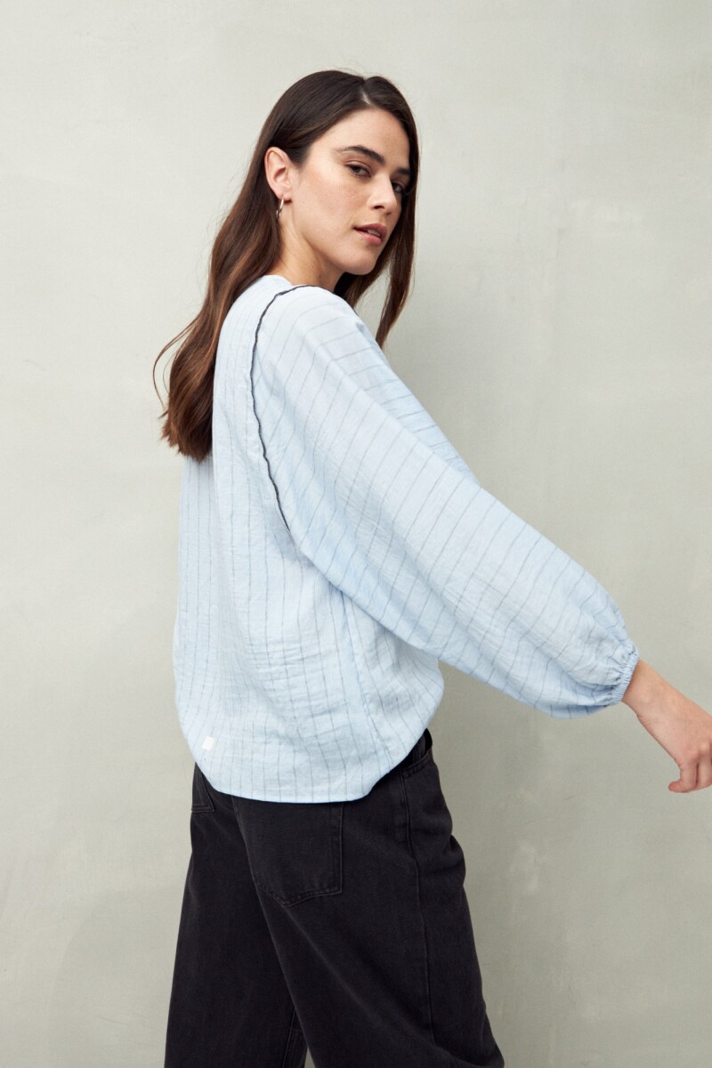 CAMISA LISANA Celeste