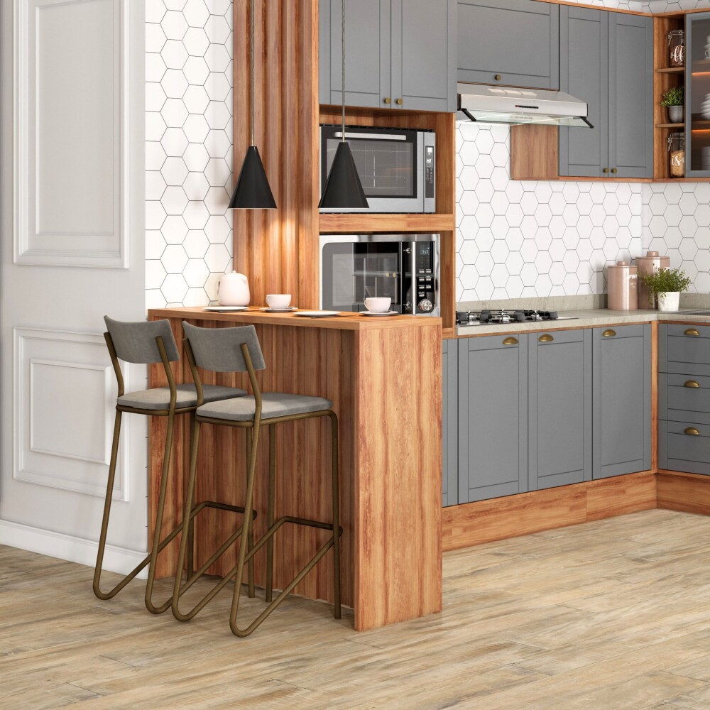 Isla desayunador - Americana 120 cm Marron Isla desayunador - Americana 120 cm Marron