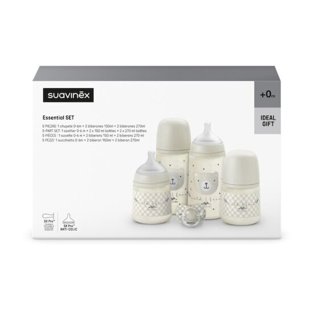 Set de regalo SUAVINEX - Prints beige