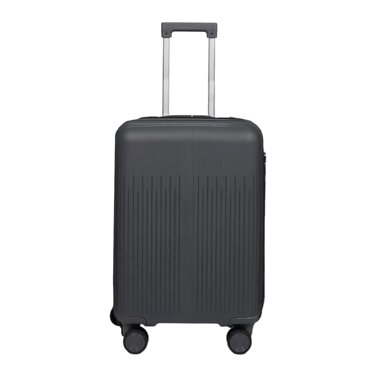 Valija Mediana Rígida Cierre Expandible Candado Ruedas 360° - Gris Oscuro 