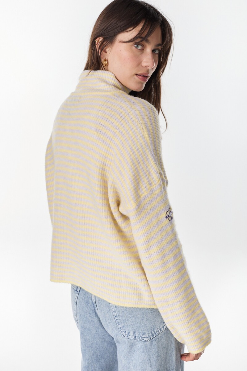 Campera Senna Lila/Amarillo